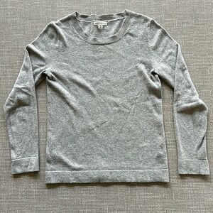 J Crew Mercantile Lightweight Grey Women’s Crew Neck Pullover Sweater Size XS